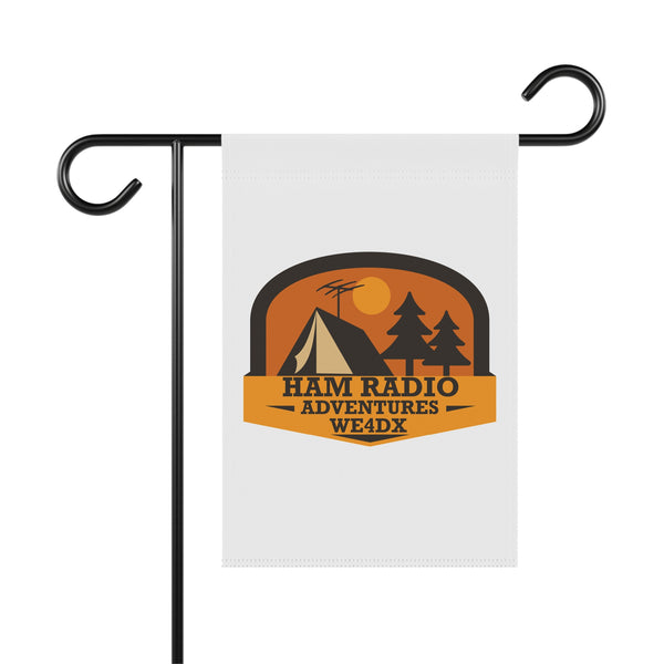 Ham Radio Adventures Flag - Small White