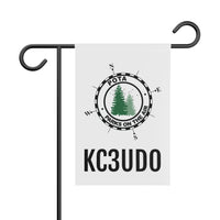 **CUSTOM** Logo Banner - Small White KC3UDO