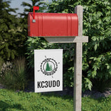 **CUSTOM** Logo Banner - Small White KC3UDO