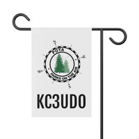 **CUSTOM** Logo Banner - Small White KC3UDO