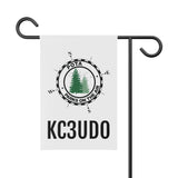 **CUSTOM** Logo Banner - Small White KC3UDO