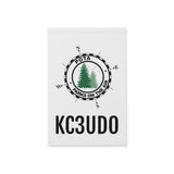 **CUSTOM** Logo Banner - Small White KC3UDO