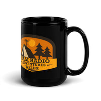 Ham Radio Adventures Black Glossy Mug