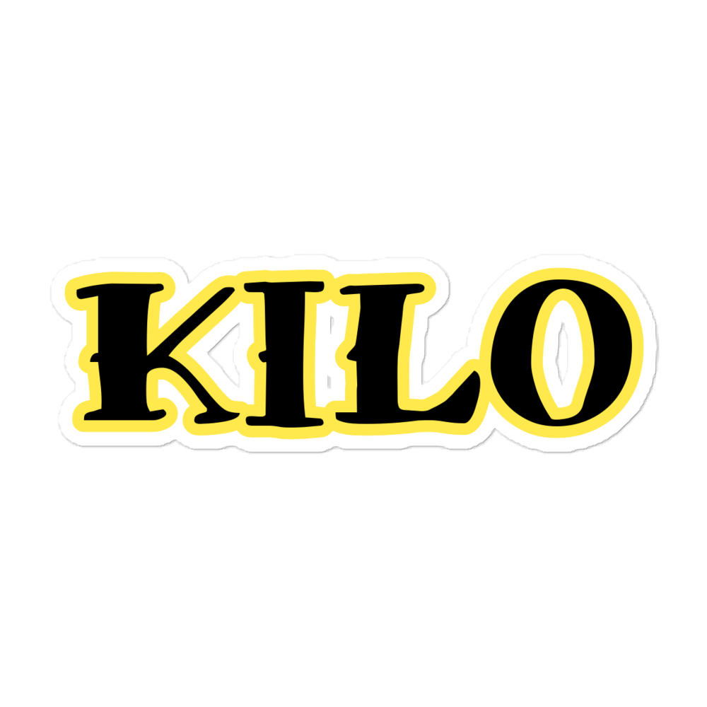 KILO Sticker – HAM RADIO GEAR
